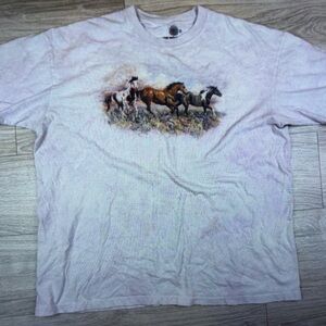 The Mountain Black and White Graphic Tee